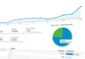 pie chart and line graph